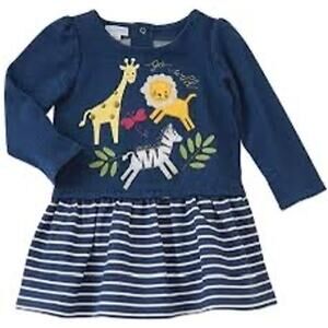Mud Pie Go Wild Safari Dress Size 3T EUC